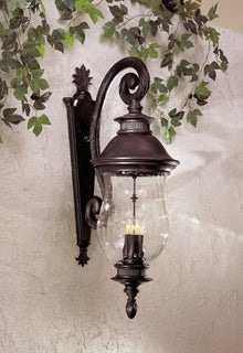 Minka Lavery Outdoor Wall Light 8908-94 Newport Aluminum Exterior Wall Lantern, 160 Watts, Heritage