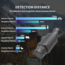 GOYOJO Night Vision Monocular Thermal Imager with Laser Range 640x512 for Hunting and Surveillance C19L Laser Ranging