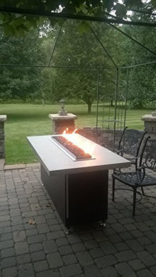 EasyFirePits Complete LP Deluxe Fire Pit Kit & Lifetime Warranted 316 Stainless Steel Burner Choice (122.00, 122 Inch Trough Burner)
