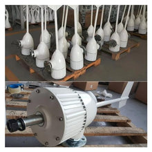 1500W 24 48 96 Volt 3 Nylon Fiber Blade Horizontal Home Wind Turbines Wind Generator Power Windmill Energy Turbines Charge For Home Use(48V)