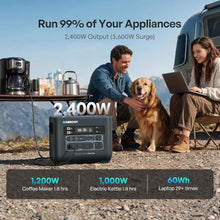 Renogy Portable Power Station, 2048Wh 2400W Solar Generator RV Home Backup