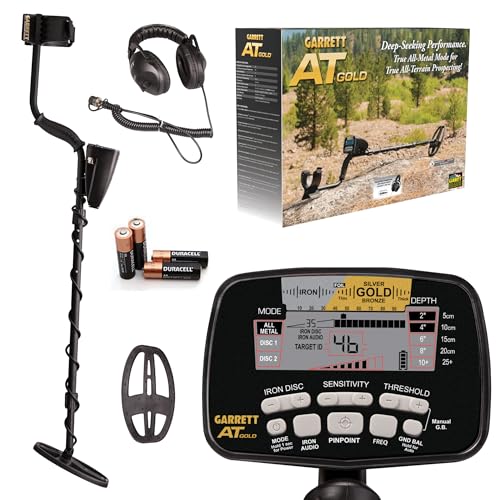 Garrett AT Gold Metal Detector, Waterproof, Made in USA
