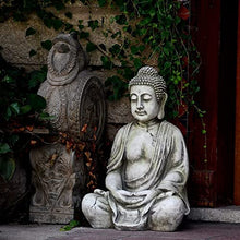 ZEELYDE Buddha Statue,Buddha Statue, Large Vintage Indoor Outdoor Buddha Statue, Zen Buddhism Figurine Sculpture, Home Office Outdoor Garden Decoration Ornament Crafts
