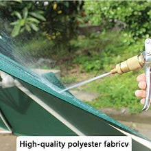 RWGOVLU Folding Parasol With Simple Base 2.7m Large Outdoor Garden Sun Umbrella Patio Leisure Umbrella, Height & Angle Adjustable