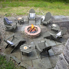 Highwood AD-KITCLAS7-CGE The Adirondack Collection 12 pc Westport Outdoor Fireside Set, Coastal Teak