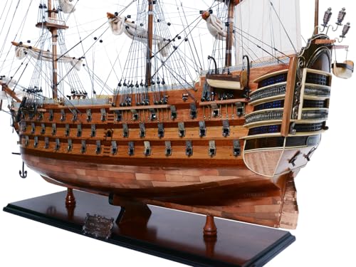Old Modern Handicrafts HMS Victory Model Ship & Hat Combo Multi Color