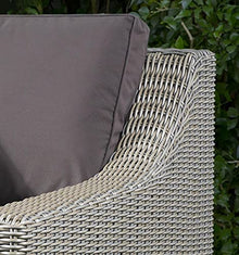 Padma's Plantation Nautilus Outdoor Lounge Chair 34 x 37 x 37 in Kubu Grey