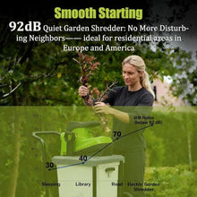 CUTANGELAR Wood Branch Shredder, 2800W Electric Garden Chipper