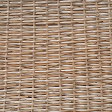 Christopher Knight Home Shuri Patio Acacia Wood Dining Table, Slatted Tabletop Outdoor Side Table with Handwoven Rattan Legs, Rectangular Outdoor Dining Table for Backyard/Garden, Brown + Teak