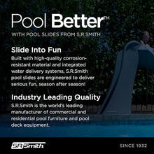 S.R.Smith Cyclone Pool Slide, Taupe – Premium Water Slide