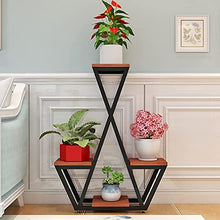 RWGOVLU Flower Stand Metal Plant Shelf Modern Multi-layer Wrought Iron Flower Stand Floor-standing Living Room European Creative Indoor Plant Racks Plant Stand
