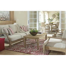 Signature Design by Ashley Clare View 1-Piece Eucalyptus Outdoor Sofa