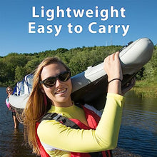 Sea Eagle 465 FastTrack Inflatable Kayak Deluxe 2 Person Package Blue/Gray