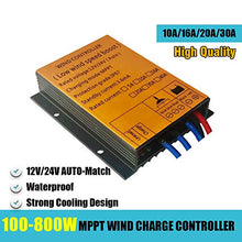 NINILADY 600w Wind Turbine Generator 12V 24V Free Alternative Energy Windmill Turbines with MPPT Controller 6 Blades (12V with MPPT Controller)