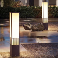 Outdoor Wall Lights Landscape Lighting Outdoor Bollard Lights Waterproof Pathway Lighting Modern Exterior Lawn Lamp for Patio Courtyard Yard Garden Driveway Decoration Waterproof Pillar Lamp(80cm/31.5
