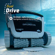 Dolphin Explorer E70 Wi-Fi Robotic Pool Vacuum Cleaner Black