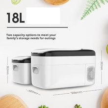 AWMGPDDBTO Mini Fridge 18L Portable Car Home Fridge