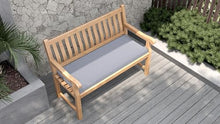 AquaTeak 4' Aqua Rose Solid Teak Outdoor Bench