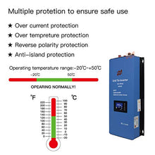 Mars Rock 2000W Wind Grid Tie Inverter with Limiter, Pure Sine Wave Inverter,Converts 45-90V DC Input to 240V AC Output,Perfectly Compatible with Home Wind Power Systems