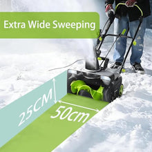 ORIDLECTAL Electric Snow Blower Cordless, 40V System with Fast Charger and 2 x 5.0Ah Batteries, 20 Inch Brushless Snow Blower with Adjustable Chute for Efficient Driveways and Sidewalks Clearing