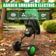 pedenencelia Garden Shredder Electric, 4500rpm Mulcher for 45mm Branches, Wood Chipper with 2 Sets of Manganese Steel Blades, Leaf Shredder, Branch Shredder for Garden Debris and Branches