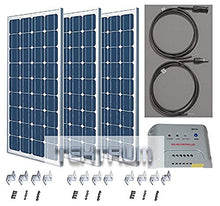 Tektrum Universal 300 watt 300w 36v Solar Panel Battery Charger Kit for Golf Cart - Charge While Driving, Save Electricity Bill, Extend Battery Life, Emergency