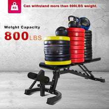 VANSWE Power Rack Olympic Power Cage Home Gym Equipment Black&Silver