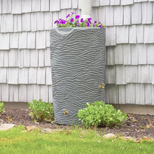 Good Ideas Impressions Faux Palm 65-Gallon Rain Barrel Planter & Stand