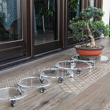 SIDUFHAOPKLL Removable Plant Stand Flower Pot Tray With Universal Wheel Heavy Duty Rolling Potted Rack Indoor Outdoor Balcony Garden Tool(220mm)