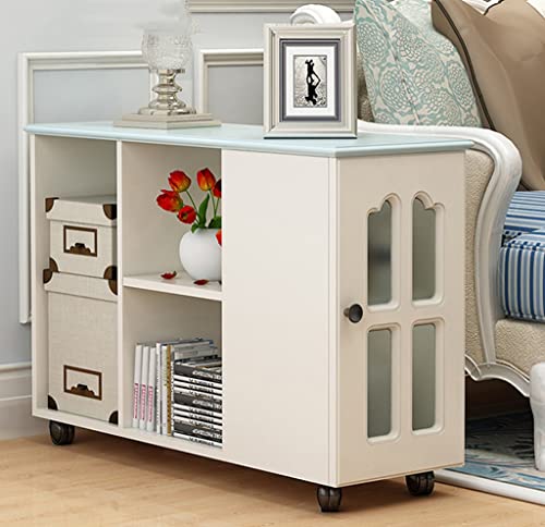 NRFJFOP Sofa Side Table Corner Living Room Small Coffee Tea Cabinet Bubble