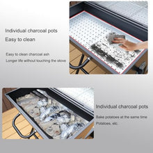 DONGXIAO Large charcoal bbq,outdoor barbecues & smokers,Double Sided Outdoor Camping Barbecues,Garden Barbecues,Large Outdoor Barbecues,Portable Barbecues
