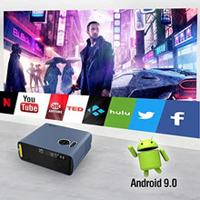 TEDILUVI Home Projector Airplay High Brightness Full 1080p Android 9.0 System Freeshipping Theater