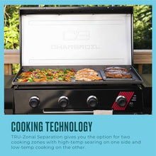 Charbroil 36" Performance Series Deluxe Propane Gas Griddle with Cart 4 Burner Flat Top Grill, Black - 463285924