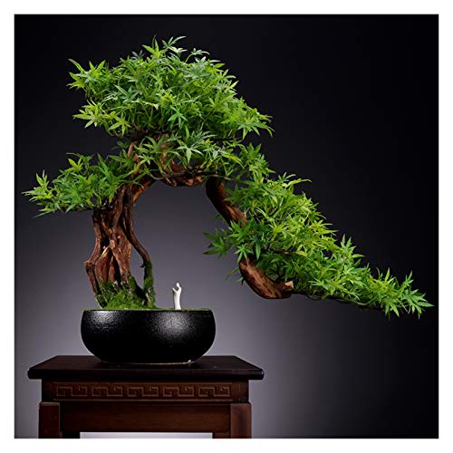 Indoor Simulation Welcome Pine Bonsai Green Plant Potted Hotel Fake Tree Landscape Plant Corridor Decoration Decoration Gift House Plant (Color : A) (Green)