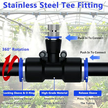 Greenhouse Misting Kit, Drip Irrigation System for Garden/Patio