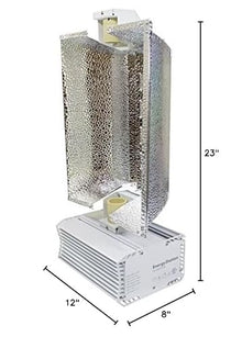 Plantmax EnergyStation 630 Watt CMH Grow Light System for Indoor Growing with 2 CMH 315W Bulbs