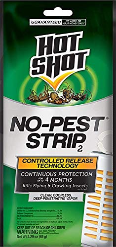 Hot Shot No-Pest Strip, Kills Flying and Crawling Insects, Penetrating Vapo, 2.29 Ounces (Pack of 12)