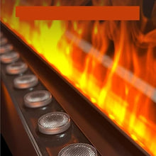 YP YuanPei 3D Embedded Simulated Flame Fireplace with Touch Screen, Suitable for TV Cabinet Decoration and Appreciation(700mm)