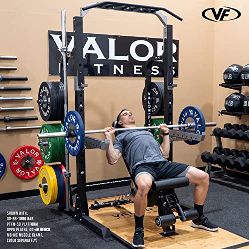 Valor Fitness Half Rack Squat Machine Black