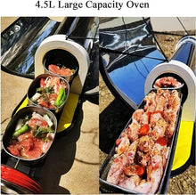 CHIPEL Solar Powered Camping Grills, Foldable Solar Grill Stove Made of Stainless Steel, Cooking in the Sun, The Temperature Can Reach 120-330 °C, for Camping Cooking Outdoors