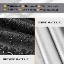 Extra Large Patio Table Winter Covers for Outdoor Furniture 220x140x75cm waterproof heavy duty 600D Sofa Set Covers, All Weather Protection Outdoor Cover for Lawns and Backyards