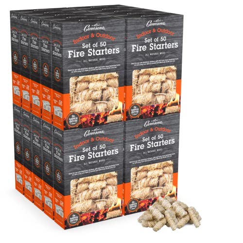 Camerons All Natural Fire Starters, No Flare Up, Non Toxic, 1000 Pack