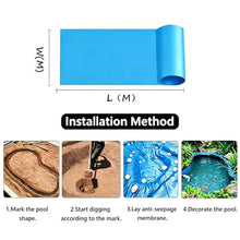 Pond Liner，Outdoor Pool Liners for Water Garden Streams Waterproof Membrane