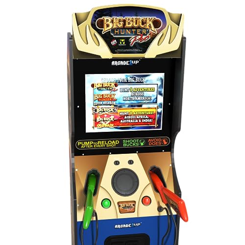 ARCADE1UP Big Buck Hunter Pro Deluxe Arcade Machine Black