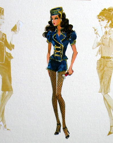 Mattel BFMC Usherette Silkstone Barbie Doll Fashion Model Collection