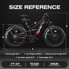 Brigittebike Electric Bike for Adults 1500W 52V 21Ah 37MPH 50Miles Range 26” Fat Tire Beach Snow Mountain Bike Dual Hydraulic Disc Brakes Full Suspension ES7PRO-1500W-37MPH Black