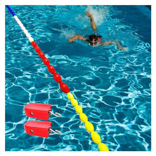 YXXSDP Swimming Pool Safety Rope and Float Kit, 3 10 20 23 33 Ft Long Landscape Pool Dividing Lanes Safety Rope with Floating Buoys, Professional Pool Boundary Rope(Size:7m (23ft))