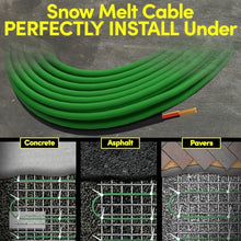 WarmlyYours Snow Melting Cable, 85.5 ft., Deicing System for Driveways