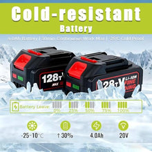3500 W Electric Snow Blower, Cordless Snow Blower, Electric Snow Thrower 20 Inch, 40V 4.0Ah Battery Powered Snow Removal, 3500W Brushless Motor 25FT Throw Distance for Driveway Patio Sidewalk 2Battery