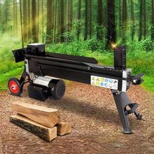 STMKB Hydraulic Wood Splitter, 8T Fully Automatic Wood Splitter, 2200W Large Motor, Wood Splitting Diameter: 5-400MM, One-Handed Operation, Easy to Move